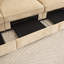 Causeuse en chenille 2 places avec excellent espace de rangement, 2 repose-pieds mobile-1120776278-1120776281-1120776284