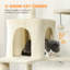 202cm H Cat Tree