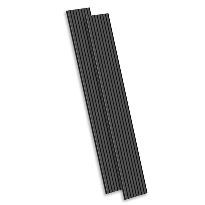 2 PCS 106"L x 12.6"W Acoustic Slat Wall Panels, Eco-Wood Look for Home/Office Wall & Ceiling (18.56 sq. ft.)