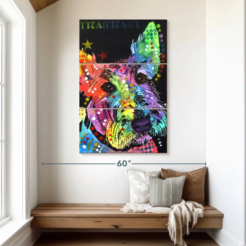 Brampt Scottish Terrier, 50" H x 32" W