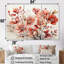 Poppies Charm In Winter Delight - ensemble d'art mural sur toile coquelicots-107749744-107749746