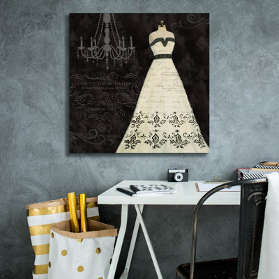 Charlton Home® 'French Couture 2' by Emily Adams Canvas Wall Art