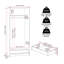 Tarmo 2 Door Manufactured Wood Wardrobe