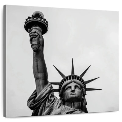 Statue de la liberté monochrome