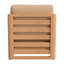 Fauteuil Sakina brun