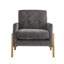 Fauteuil d'appoint à dossier capitonné Matson-857057010