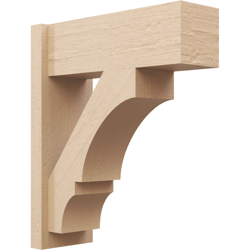 Timberhane cèdre brut en simili bois Balboa Blocker, l 8 po x P 22 po x H 26 po, brun clair apprêté