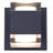 VALO LED Integrated Outdoor Lantern Light, Black Finish