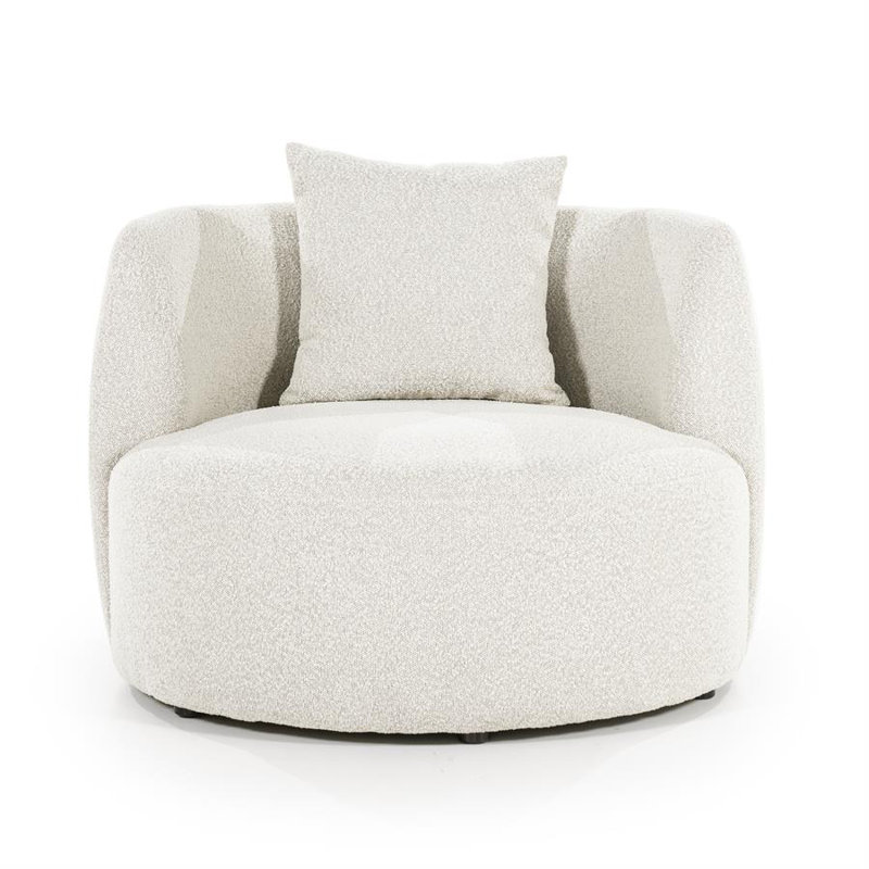 Chaise d'appoint Louis, Tissu beige
