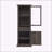 Freestanding Cabinet with Glass Door and Shelves-563689117