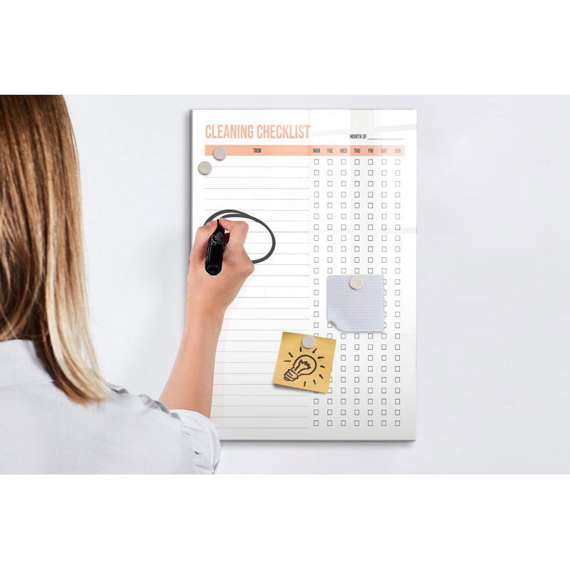 Magnetic Glass Dry Erase Board