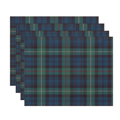 Kordell Polyester Plaid Rectangle Placemat
