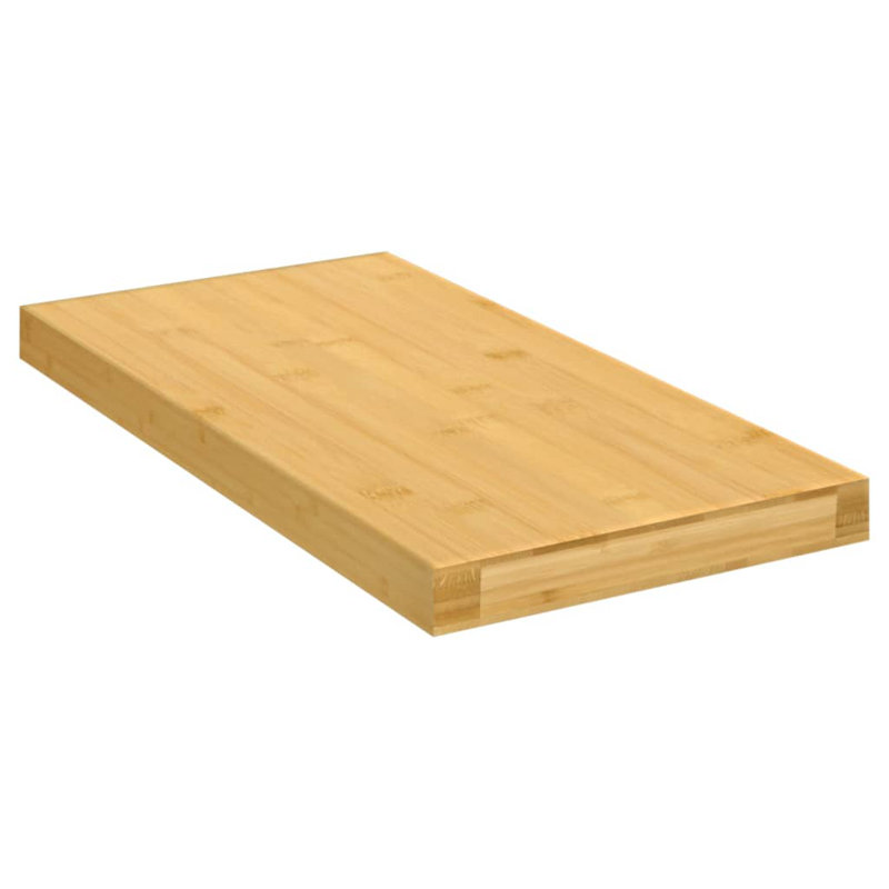 Tablette flottante Himmelmann, 0.6" H x 39.4" W x 7.9" D, Bambou
