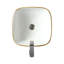 Lavabo de salle de bain vasque carré moderne en porcelaine vitrifiée-50480385