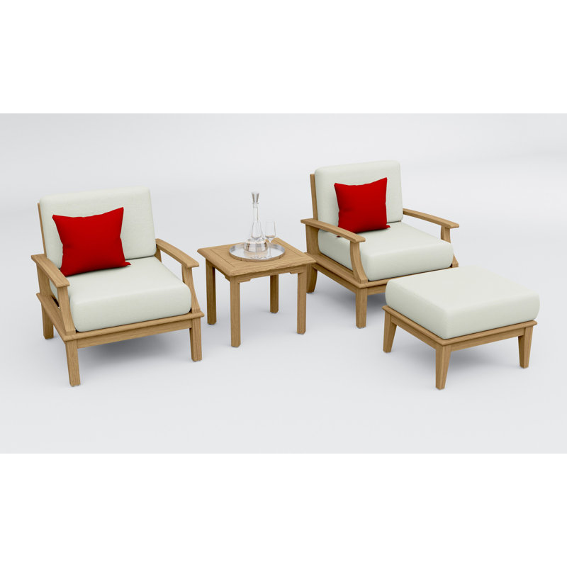 Somer Outdoor 4 - Piece Conversation Set