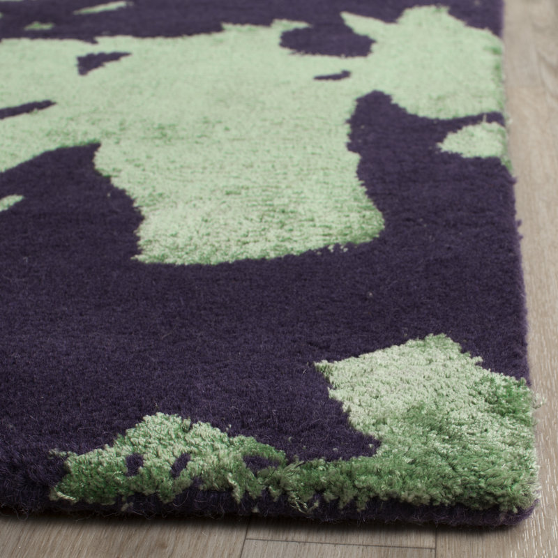 Laredo Hand Tufted Wool Abstract Rug, Rectangle 8' x 10'