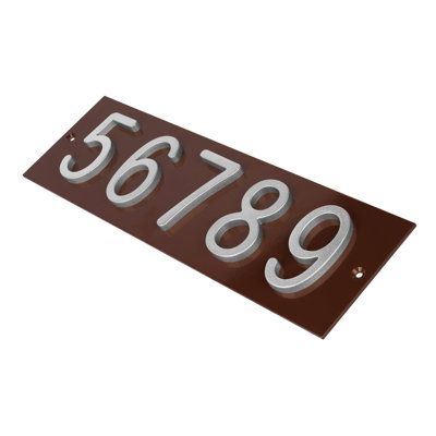 Plaque d'adresse horizontale Amgo