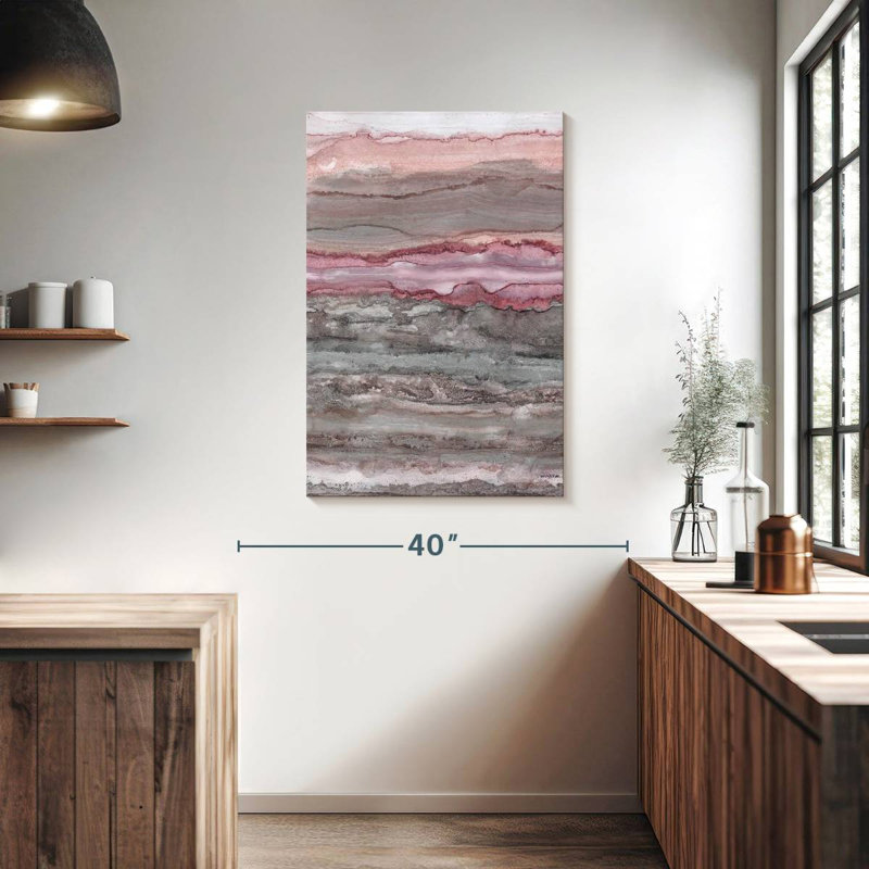 Avery Rose Quartz Quarry, 39" H x 26" W