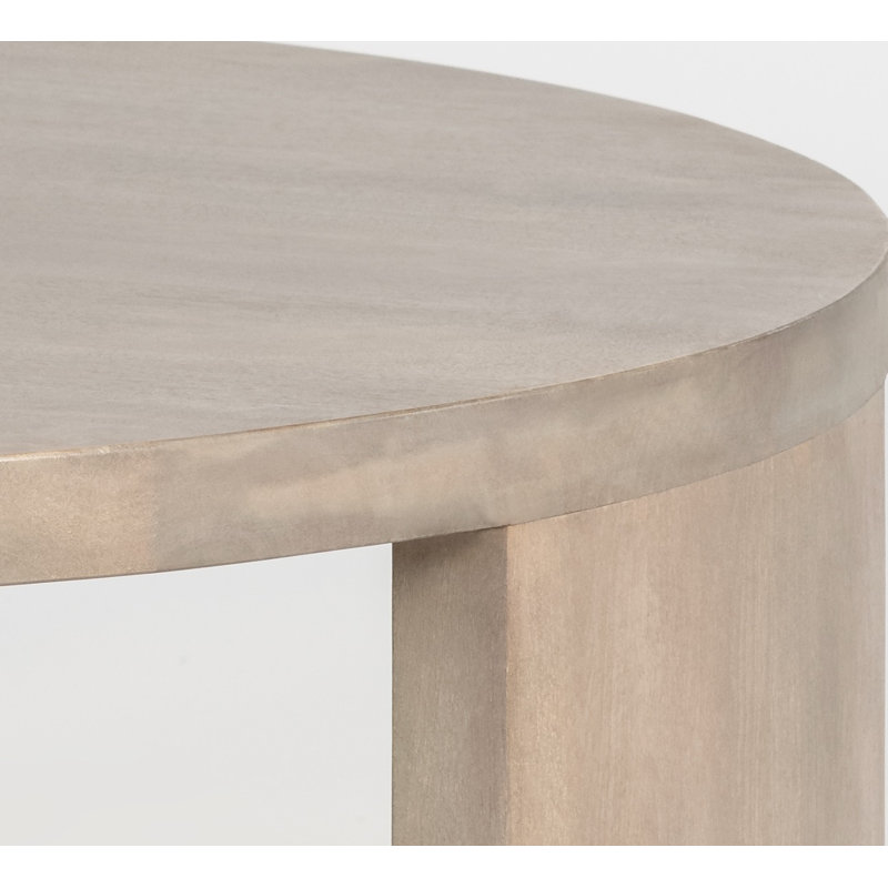 Connor Solid Wood Round Coffee Table