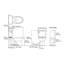 Cimarron Comfort Height 1.28 GPF (Water Efficient) Elongated Two-Piece Toilet with Aquapiston Flush Technology, Left-Hand Trip Lever and Insuliner Tank Liner (Seat Not Included)-1371360340-1399755786