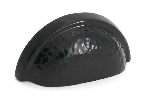 3 cm centre Cup Pull, Black