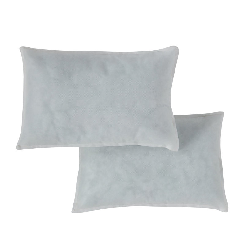 Eco-Friendly Ultra Plush Fiber Filled White Pillow Insert Set