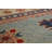 Light Blue Geometric Kazak Oriental Area Rug