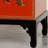 Retro Hand-Painted Solid Wood Small Accent Trunk