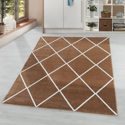 Eustache Solid Colour Flatweave Area Rug