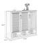 Rangement pour chaussures en aluminium brun noisette