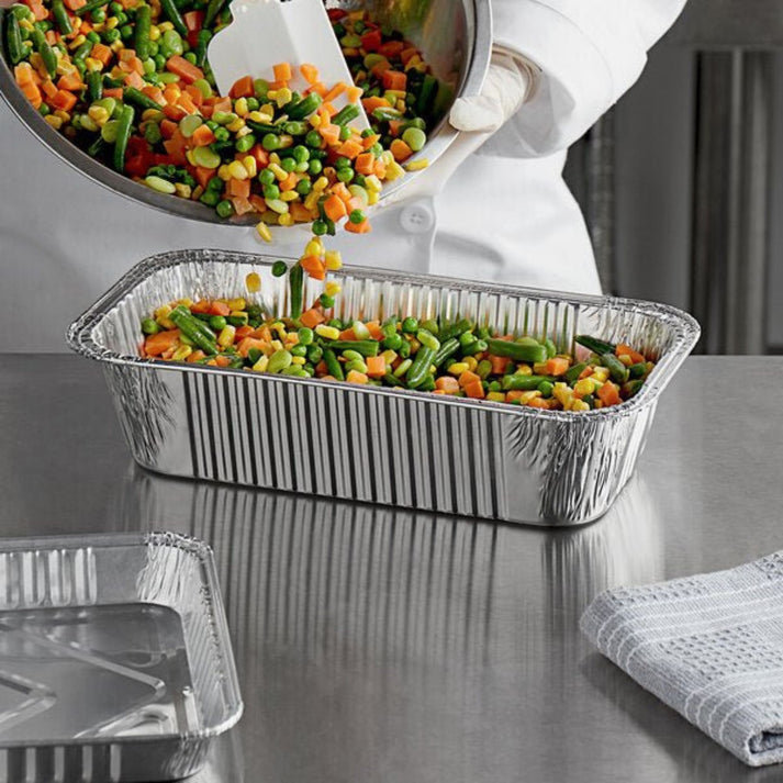 Disposable 5 lb Rectangular Loaf Pans Aluminum Baking & Serving Pans