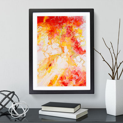 XV1022-2575X Light Explosion Abstract - Single Picture Frame Painting