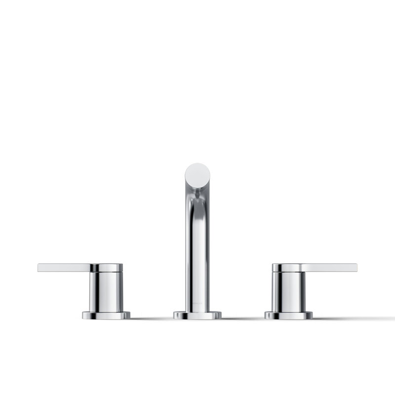 Elate Widespread Bathroom Sink Faucet 0.5 GPM, Polished Chrome