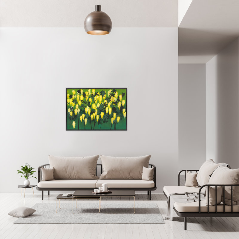 «Green To Yellow» par Helen Parker, H 31,5 po x l 45,5 po