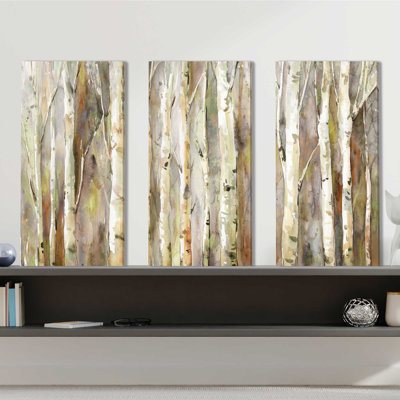 " Birch Path " 3 - Pieces