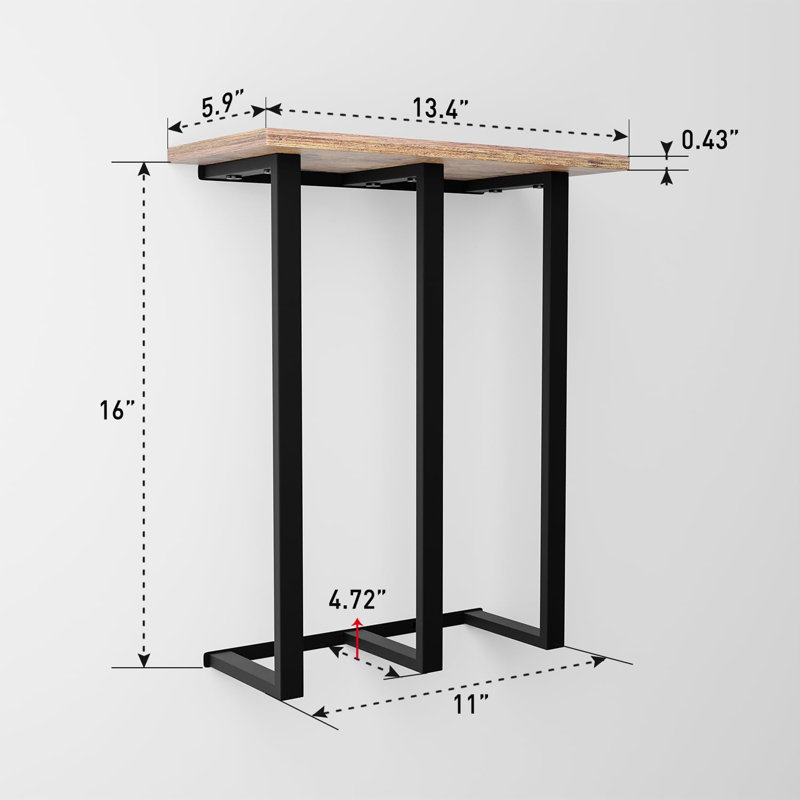 34 cm L Towel Rack