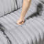Ensemble de 2 fauteuils inclinables gris clair et gris clair