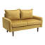 Flaxen 140cm Wide 2-Seater Soft Velvet Loveseat Upholstered Sofa