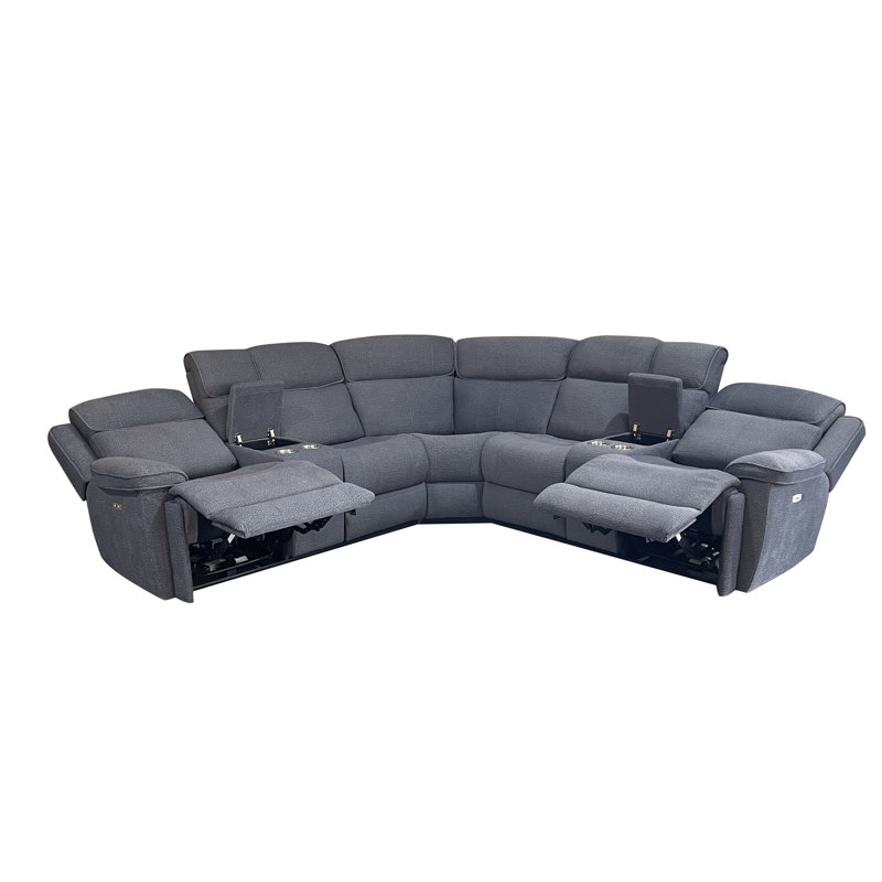 5 Seater Electric Sofa, Grey