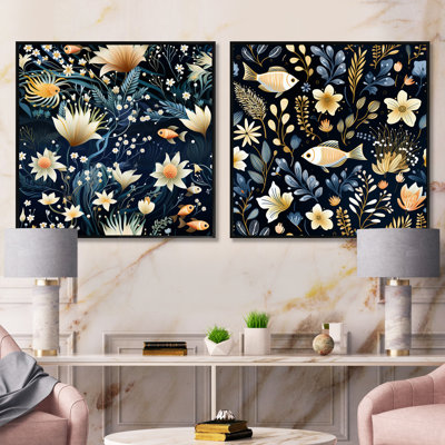 Rizzi - Nautical & Coastal Square Collage Set Of 2