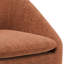 Chaise d'appoint Mid-Century moderne rembourrée l 27 po avec dossier arrondi et pieds en bois massif Redding-1036661812