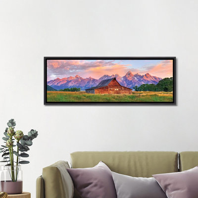«Grand Teton Morning Glow, Grand Teton National Park, Wyoming» par Susanne Kremer - reproduction de photo panoramique sur toile