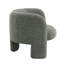 Fauteuil d'appoint luxueux en tweed avec duvet de plumes