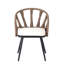 Ensemble d'extérieur contemporain avec chaises en rotin PE et table en bois plastique-110779417