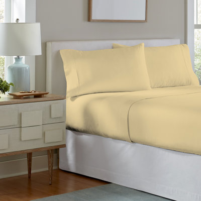 GSM Flannel Solid Colour Sheet Set