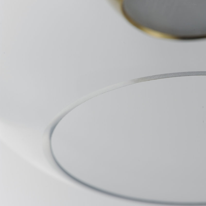 Artigoran 1 - Light Black/Natural Aged Brass LED Single Pendant, 11.75" H x 11" W x 11" D