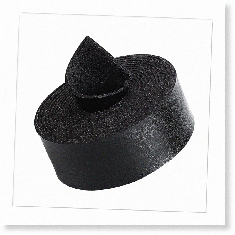 Lychee Pattern Leather Belt Strips 1 Inch