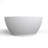 57 Inch Freestanding Solid Surface Soaking Bathtub For Bathroom