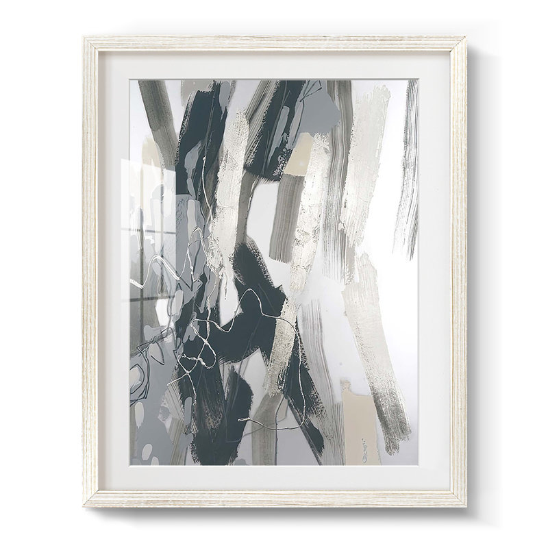 Ardoise I - impression encadrée, Blanc, H 28,5 po x l 20,5 po