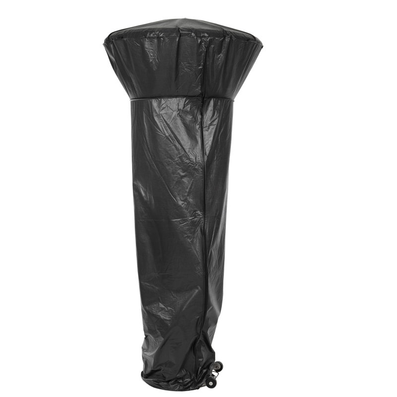Fire Sense Pro Series Full Length Vinyl Cover For Patio Heater,10 Gauge Felt Lined With Zipper 34"-39", 42" D x 90" H